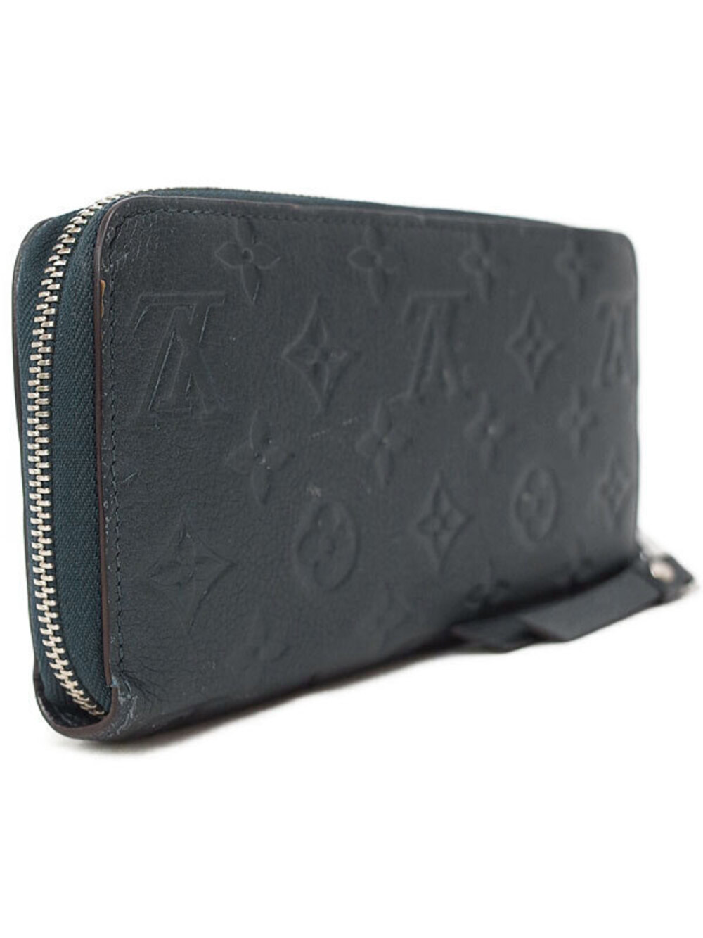 Louis Vuitton Wallet Zippy Monogram Long Zipper Round Empreinte Brown